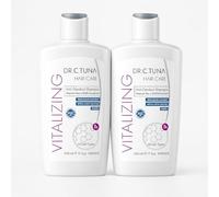 Farmasi Dr. C. Tuna Shampoo Antiforfora Vitalizing con Aglio e Aceto di Mele, Per Tutti i Tipi di Capelli, 2x500 ml