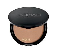 Farmasi Follow The Sun Bronzing Powder Miami | Formula Vellutata e a Lunga Tenuta, che Dona alla Pelle un Effetto Satinato | Per un Effetto Baciato dal Sole, Applicare la Polvere sugli Zigomi | 12 g