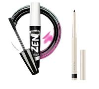 Farmasi Zen Extension Lash Mascara con Matita Occhi Nera, Set Trucco Occhi Volume Estremo e Definizione Precisa