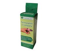 Farmacare Stecca per Frattura Dita a Campana Farmasplint - Preformata in alluminio, Imbottitura 15 cm