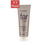 Farmavita Noir Shampoo pH 5.5 Trattamento Coadiuvante Caduta Capelli - 3 Pezzi