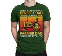 Farmer Dad Ever Father Day T-Shirt Caring Dad Daddy Papa Maglietta Uomo #FD