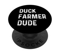 Farmer Dude Distressed Farm Farming Mallard PopSockets PopGrip Adesivo