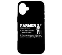 Farmer Funny - Uno dei pochi che nutre i molti Custodia per iPhone 16 Plus