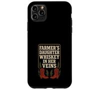 Farmers Daughter Country Roots Rural Pride Farm Life Rustico Custodia per iPhone 11 Pro Max