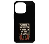 Farmers Daughter Country Roots Rural Pride Farm Life Rustico Custodia per iPhone 13 Pro