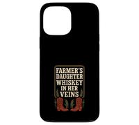 Farmers Daughter Country Roots Rural Pride Farm Life Rustico Custodia per iPhone 13 Pro Max