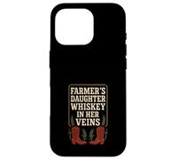 Farmers Daughter Country Roots Rural Pride Farm Life Rustico Custodia per iPhone 16 Pro