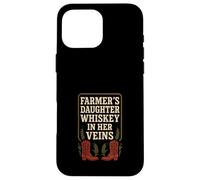 Farmers Daughter Country Roots Rural Pride Farm Life Rustico Custodia per iPhone 16 Pro Max