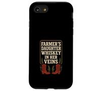 Farmers Daughter Country Roots Rural Pride Farm Life Rustico Custodia per iPhone SE (2020) / 7 / 8