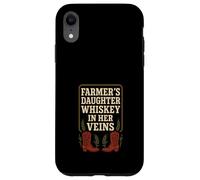 Farmers Daughter Country Roots Rural Pride Farm Life Rustico Custodia per iPhone XR