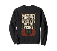 Farmers Daughter Country Roots Rural Pride Farm Life Rustico Felpa