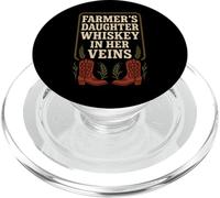 Farmers Daughter Country Roots Rural Pride Farm Life Rustico PopSockets PopGrip per MagSafe