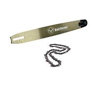 Farmertec Holzfforma 12 Guide Bar & Saw Chain Combo 3/8 LP .050 44DL per Multi Tool Sega con 6 mm Bar Stud, 46, 25Inch 3/8 .063 84DL Bar Full Chisel Saw Chain