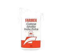 Farmex Cotone Idrofilo India Extra - 388ONFARMA - Reintegro Cassetta del pronto soccorso Fai da Te - Aggiorna in totale autonomia la tua cassetta medica.