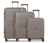 Farmhood Set di valigie 'Eco Edition' marrone / grigio chiaro, Taglia One Size
