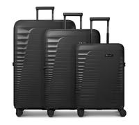 Farmhood Eco Edition 4 ruote Set di valigie 3 pezzi con piega di espansione black (TAS007761)