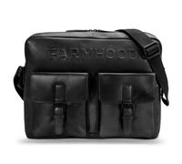Farmhood Memphis Cartella Messenger Pelle 38 cm Scomparto per laptop grigio