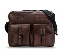 Farmhood Memphis Cartella Messenger Pelle 38 cm Scomparto per laptop marrone