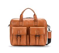 Farmhood Memphis Valigetta Pelle 39 cm Scomparto per laptop cognac (FH01008-04)