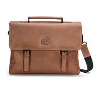 Farmhood Nashville Cartella XL 2 scomparti in pelle 39 cm marrone