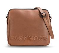 Farmhood Nashville XL borsa a tracolla 2 scomparti in pelle 29 cm mid brown (FH02011-02)