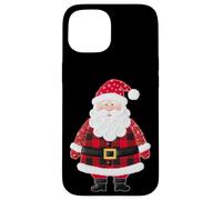 Farmhouse Santa Natale Rustico Atmosfera Invernale Custodia per iPhone 15