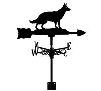 Farmhouse Weather Va ne Decorative Va ne Weather Va ne Garden Mount Yard Stake, indicatore di direzione Strumento di misurazione in acciaio inossidabile Scena Fattoria Ornamenti