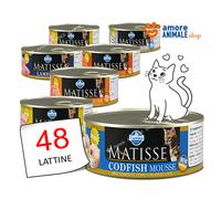 Farmina Cat ADULT Matisse → Lattine da 85 gr - GUSTI MISTI - Umido Gatto, Gatti