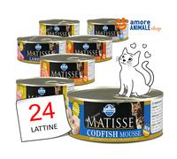 Farmina Cat ADULT Matisse → Lattine da 85 gr - GUSTI MISTI - Umido Gatto, Gatti