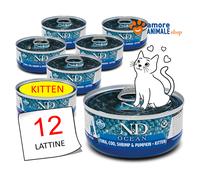 Farmina N&D Ocean - Kitten Merluzzo, Gamberetti e Zucca da 80 g