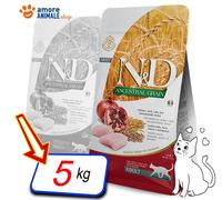 FARMINA N&D Low Grain Chicken & Pomegranate Adult Cat 5 kg