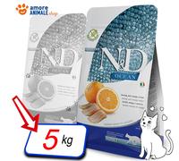 Prezzo speciale! Farmina N&D - 10% di Sconto su Ocean Grain Free Adult Cat Aringa e Arancia