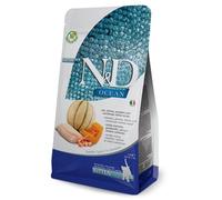 Farmina Cat N&D Ocean Kitten Merluzzo Zucca Melone e Gamberi 5 kg Gatti Cuccioli
