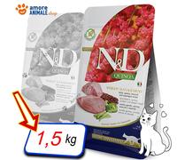 N&D Quinoa Cat Farmina N&D Quinoa Cat Weight Management Agnello, Quinoa & Broccoli - 1,5 kg