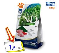 Farmina Cat N&D Spirulina Adult Agnello Cibo Secco Gatti 1,5 Kg