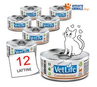 Farmina Cat VET LIFE → Lattine da 85 gr - CONVALESCENCE - Umido Gatto, Gatti