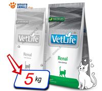 Farmina Cat VET LIFE Natural → Renal - 400 gr / 2 / 5 kg - Mangime Gatto, Gatti