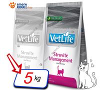Farmina Cat VET LIFE Natural → Struvite Management - 5 kg - Crocchette Gatto
