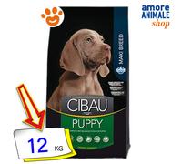 CIBAU Maxi Puppy 12 + 2 kg FREE