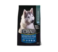 Farmina cibau pesce 12 kg crocchette sensitive per cane cani medium maxi adult