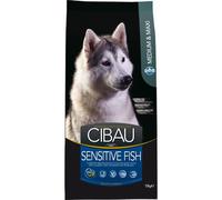 Farmina Cibau Sensitive Fish Adult Medium e Maxi 12 kg Crocchette per Cani