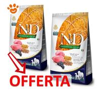 N&D Low Grain Adult Medium Agnello e Mirtillo: 12 kg