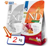 Farmina Dog N&D Pumpkin Adult Mini Quaglia, Zucca e Melograno - Farmina Dog N&D Pumpkin Adult Mini Quaglia, Zucca e Melograno - Sacco Da 2 Kg