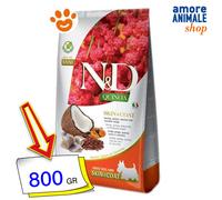 Farmina Dog N&D Quinoa Skin&Coat Adult Mini Aringhe Cani 800 Gr/2,5 Kg