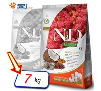 Farmina N&D Grain Free Quinoa Cane Skin&Coat Aringhe: 7 kg