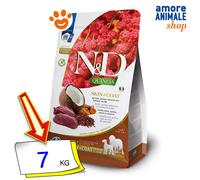 Farmina N&D Grain Free Quinoa Cane Skin&Coat Cervo: 7 kg