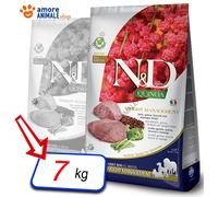 Farmina N&D Grain Free Quinoa Cane Weight Management Agnello: 7 kg
