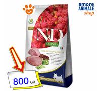 Farmina Dog N&D Quinoa Weight Management Adult Mini Agnello 800 Gr/2,5 Kg