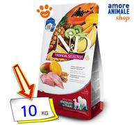 Farmina N&D Tropical Selection - Adult Medium/Maxi al Pollo, Farro, Avena e Frutti Tropicali da 10 Kg
